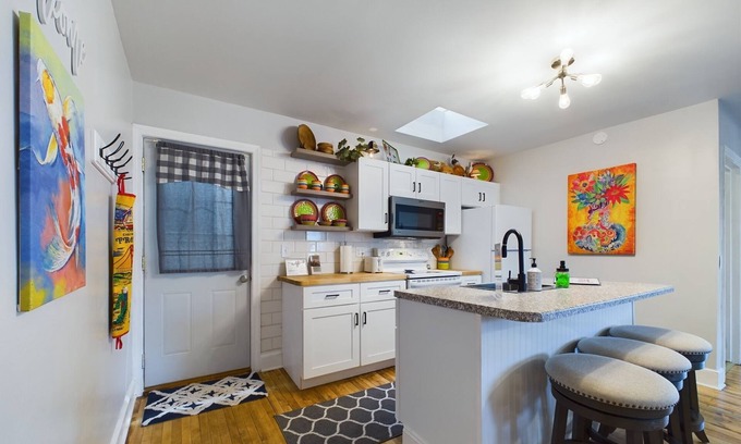 Munising Apartment | Superior Street Rental #1 Downtown Munising, 2023 Remodel