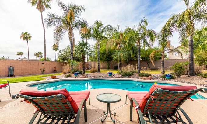 Superstition Springs House | Superstition Mesa Backyard Oasis with Pool!