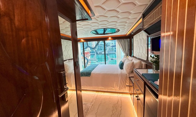 Dubai Marina Boat Rental | Superyacht Overnight Experience - Orchid