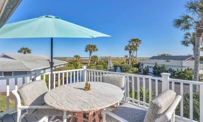 Surfcrest Village Cottage | Surf Crest Village #25 (Pelican Beach View) Ocean front 4 bedroom One pet only