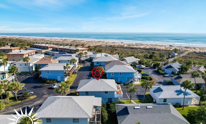 Surfcrest Village Cottage | Surf Crest Village 33 - 3 Bed, 2 Bath Cottage with Ocean View from 2nd Story.