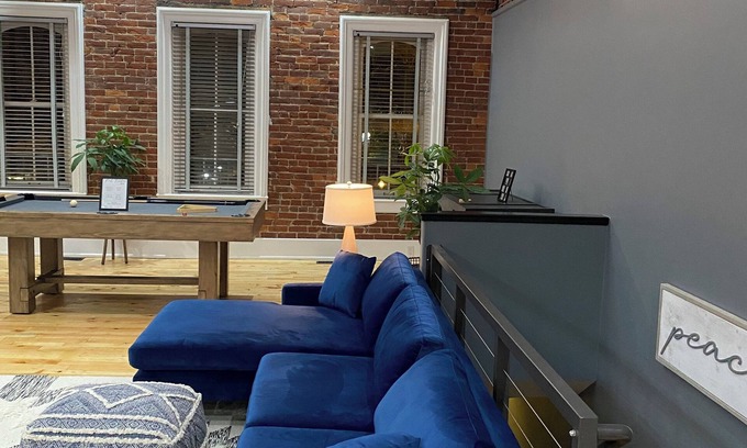 Gaffer District Apartment | Swanky 1-bedroom loft apartment, located directly on Market street