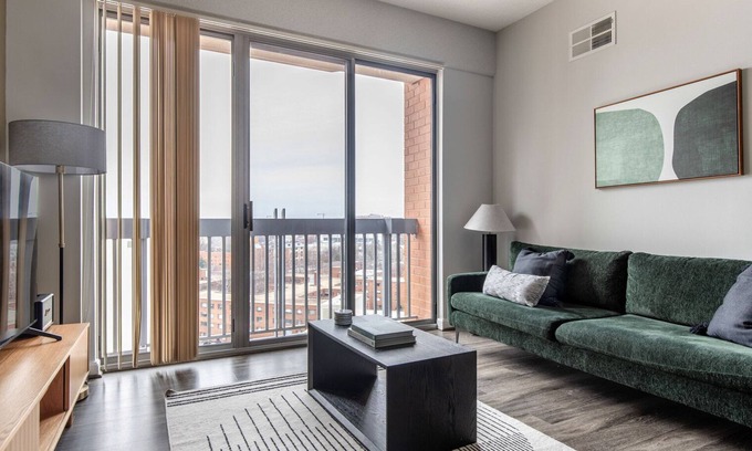 Woodmont Triangle Apartment | Sweet Bethesda 2BR w/Gym & Rooftop, nr Metro & Shops, by Blueground