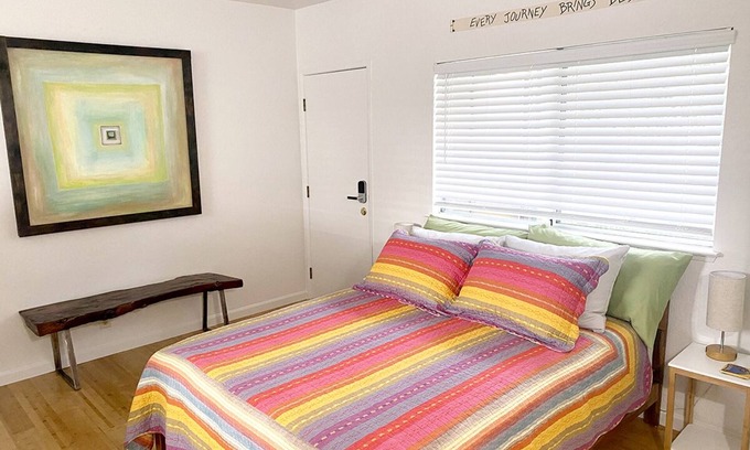 Los Olivos Apartment | Sweet Queen Retreat in Downtown Los Olivos.