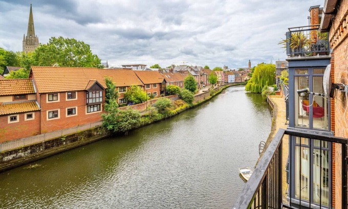 Norwich Apartment | Swift Host | Fishergate 2 bed | River View