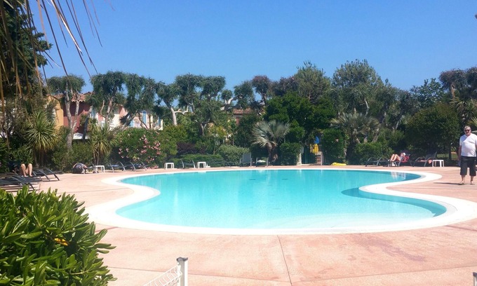 Giens Apartment | T2 "Cabanons" 5pers, Beach walk pool "Ecrins de la Badine