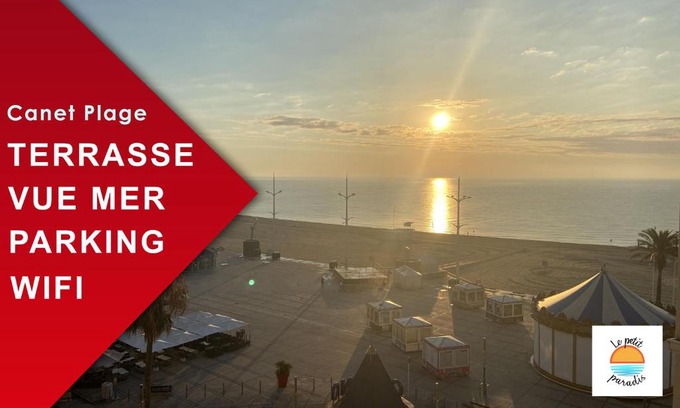 Mediterranee Apartment | T2 vue mer Canet Plage - Le Petit Paradis