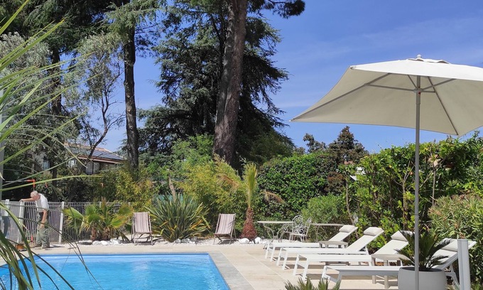 Lattes House | T3 au rdc de Villa Piscine Clim Parking a 8min des Plages