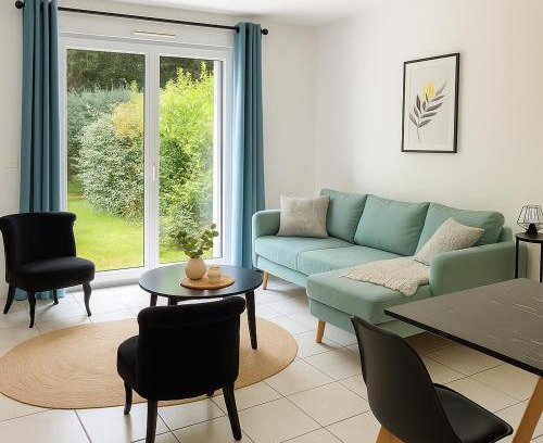 Bouchemaine Apartment | T3 cosy avec jardin et parking, calme et nature