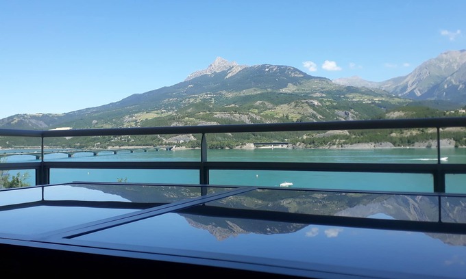 Savines-le-Lac Apartment | T3 SAVINES THE LAKE . VIEW ON LAKE AND MOUNTAINS