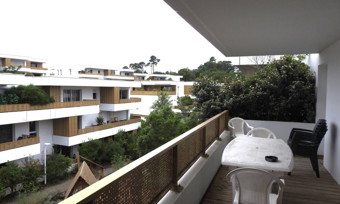 Capbreton Apartment | T3 Tout Confort à Capbreton - XXL Balcony, Double Parking, Assured Quietness