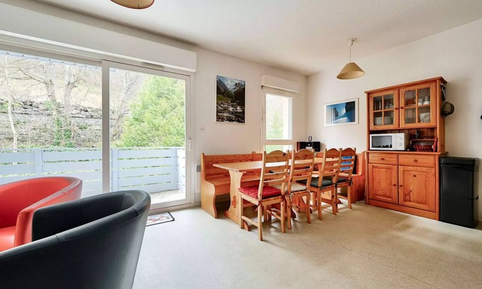 Sers Apartment | T3 with wifi in the center of Barèges with mountain views