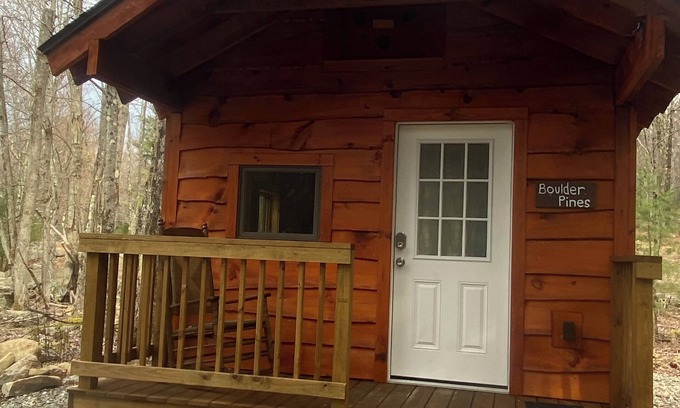 Sand Lake Cabin | Taborton HarvestnBoulder PinesnCabin in the woods