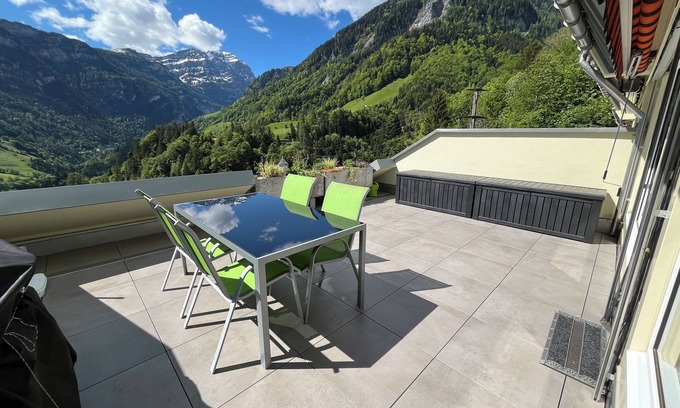 Pfaefers Apartment | Tamina valley panorama, pure alpine feeling!