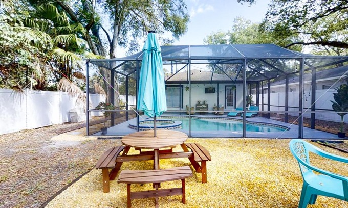 Old Seminole Heights House | Tampa Poolside Bungalow