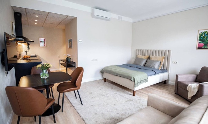 Old Town Apartment | tARTuStays artist Kairo designed apartment with WiFi and AC in fabulous Tartu
