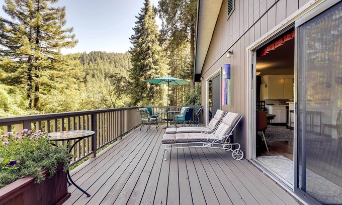 Monte Rio House | Tasteful Home w/Stunning River & Valley View