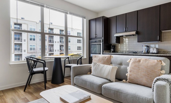Assembly Square Apartment | Tasteful Somerville 1BR w/Gym & W/D, nr Assembly T, by Blueground