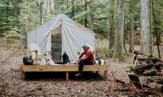 Ellenville Other | Tentrr - Forest with a Trout Creek
