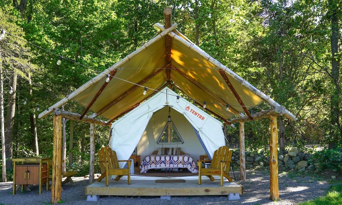 Vernon RV Rental | Tentrr Signature Site - Appalachian Trail Hilltop Hideaway - Coleman Cooking Sit