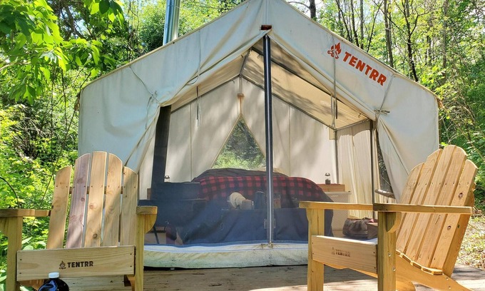 Rock Stream RV Rental | Tentrr Signature Site - Beerocracy Colonial Camp