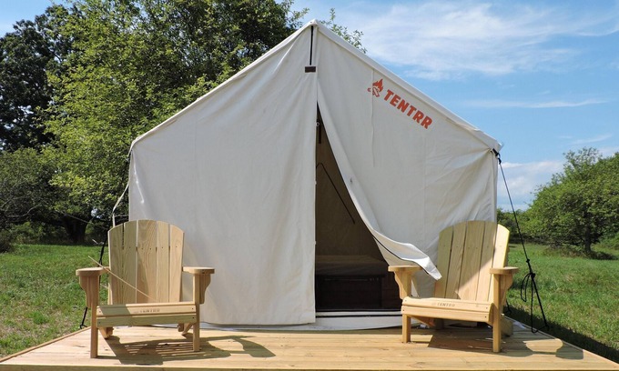 Town of Marbletown RV Rental | Tentrr Signature Site - Ancient Oak in Historic Orchard Northern Spy