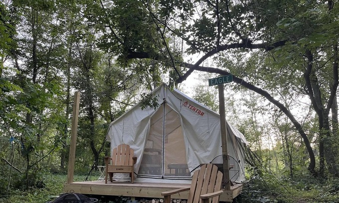 Camptown RV Rental | Tentrr Signature Site - River444 Eagle