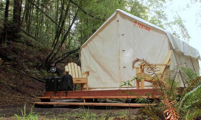 Freestone RV Rental | Tentrr Signature Site - Beside Quiet Waters - Coleman Outfitted Site