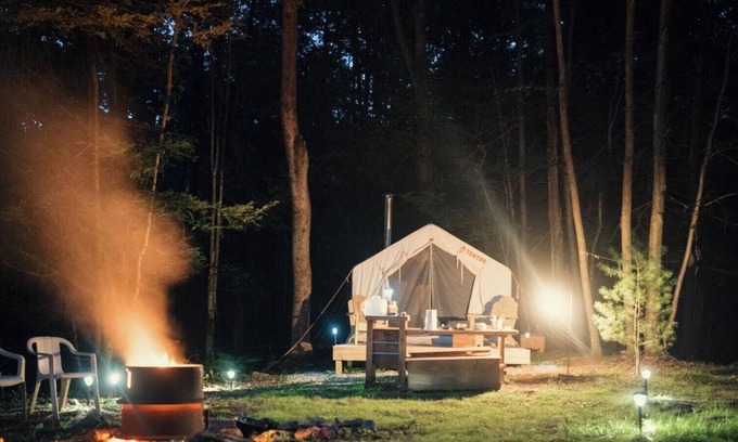 Tower City RV Rental | Tentrr Signature Site - GoldMine Hideaway