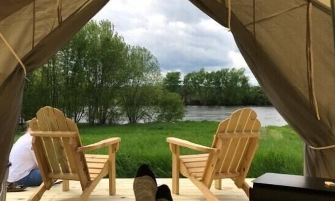 Town of Easton RV Rental | Tentrr Signature Site - Belle Vue Pond and River Haven