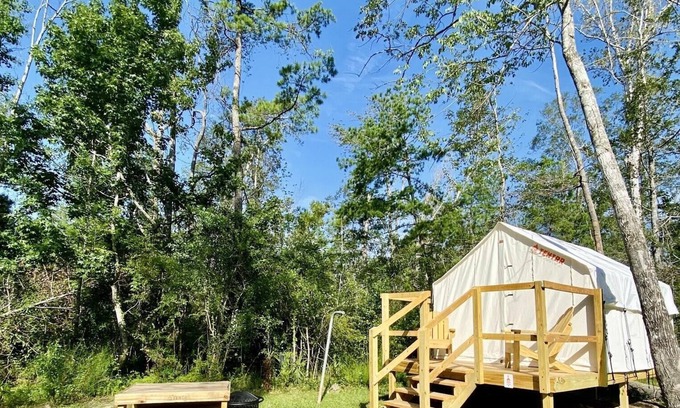 Springfield RV Rental | Tentrr State Park Site - Louisiana Tickfaw State Park - Woodland G - Single Camp