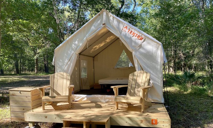 Texas Gulf Coast Region RV Rental | Tentrr State Park Site - Texas Brazos Bend State Park - Trailside C - Single Cam