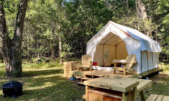 Texas Gulf Coast Region RV Rental | Tentrr State Park Site - Texas Brazos Bend State Park– Trailside D – Single Ca