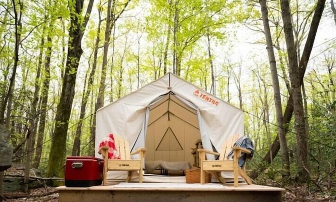 Burbank RV Rental | Tentrr State Park Site - Nebraska Ponca State Park – River Vista F – Single Ca