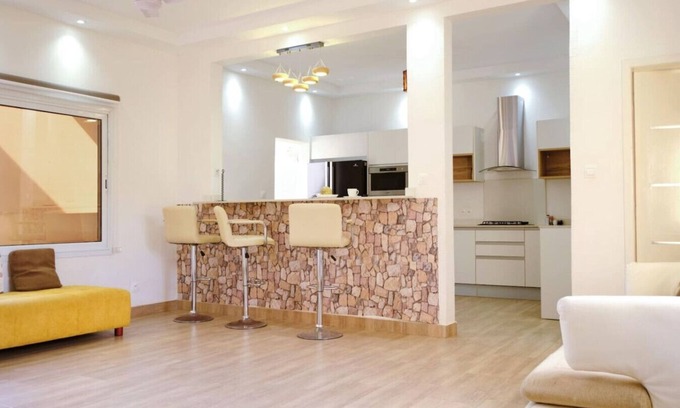 Dakar Apartment | Teranga Mirage: Gym, Rooftop, Massage Room, Pool