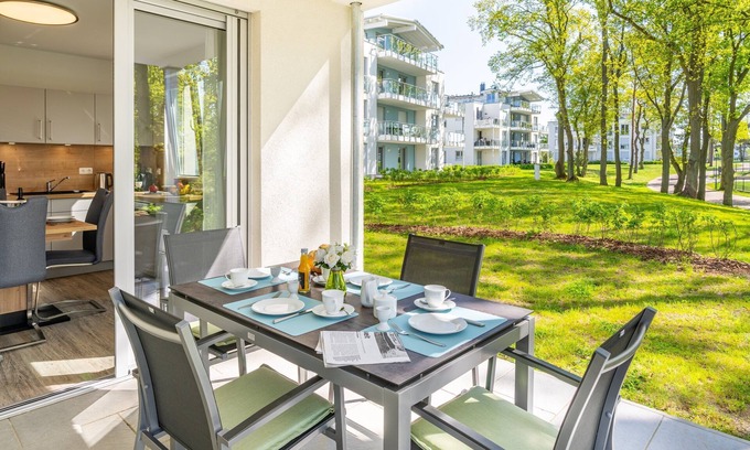 Zirchow Apartment | Terrace apartment Seeglück - Haffresidenz (3a.1) - 3a.1