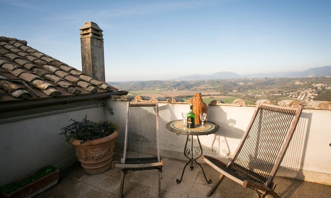 Filacciano House | Terrace Dream View over the Tiber