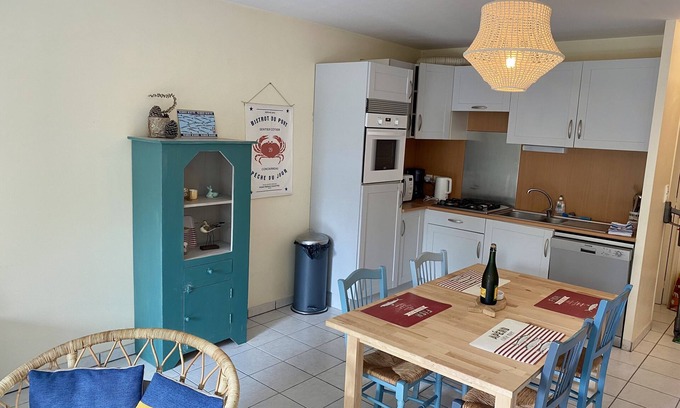 La Foret-Fouesnant House | Terraced house T3 near sea and golf