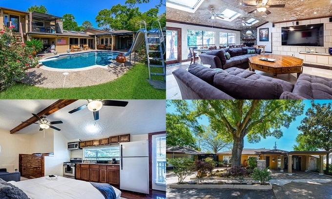 Spring Branch East House | TEXAS SIZE Estate | Pool | Bar | Games | 8 br& 4ba