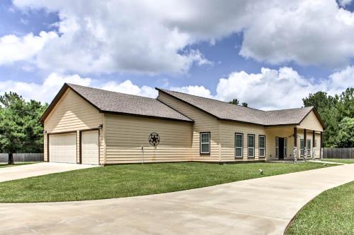 Marshall House | Texas Vacation Rental with Fireplace, Near Lakes