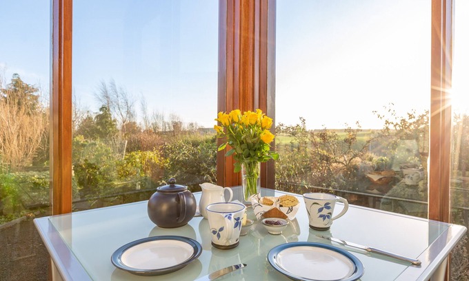 Nenthorn Cottage | Thairn cottage ideal for 2, rural, 3 miles from Kelso. Wood stove All on 1 level