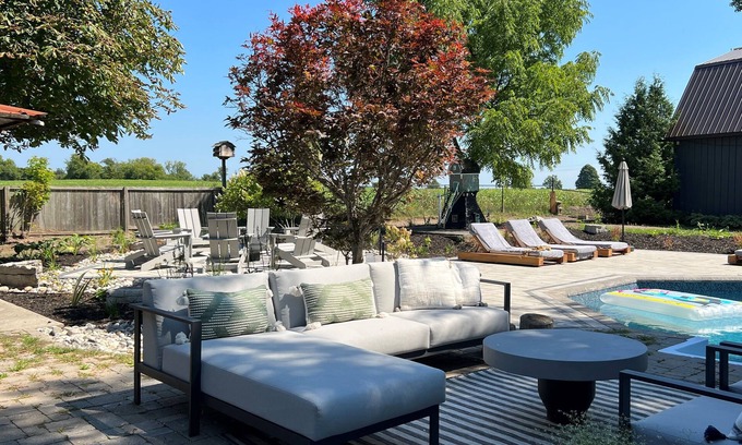 Prince Edward House | The Addison | Modern Farmhouse | Pool and Hot Tub