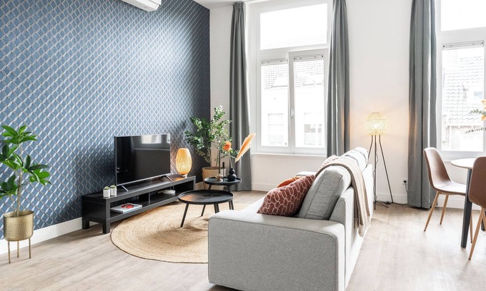 Municipality of Tilburg House | The apartment features two luxuriously appointed bedrooms.