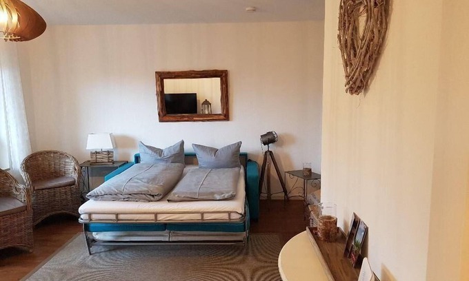 Hahnenklee Apartment | The apartment has a bath and a new fitted kitchen with dishwasher, ceramic hob,