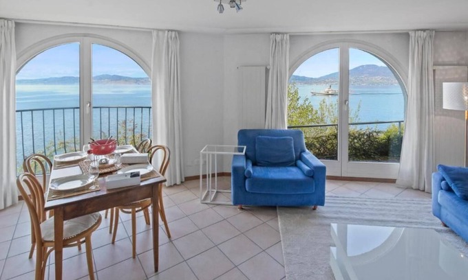 Saint-Gingolph Apartment | The apartment is on the shores of Lake Geneva and close to the train station and the amenities of Sa