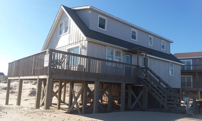 South Nags Head House | The Beach House As close to the ocean as it gets
