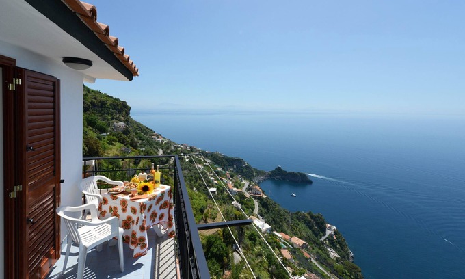 Conca dei Marini Apartment | The Bellavista. Tranquility, breathtaking views for an unforgettable stay