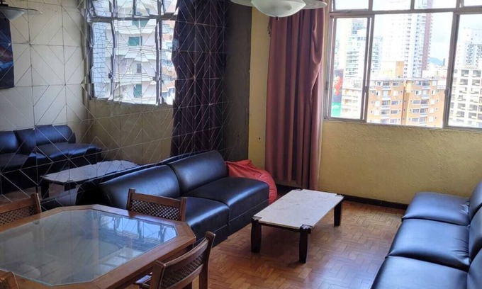 Gonzaga Apartment | The best beach in Santos, Gonzaga, 2 bedrooms + 3 bedrooms next to the shopping malls.