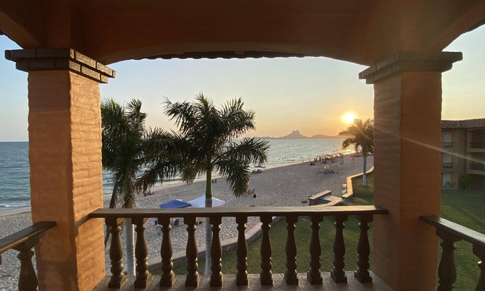 San Carlos Condo | THE BEST condo at Bahia Delfin! Right on the beach! 3 bed/3 bath