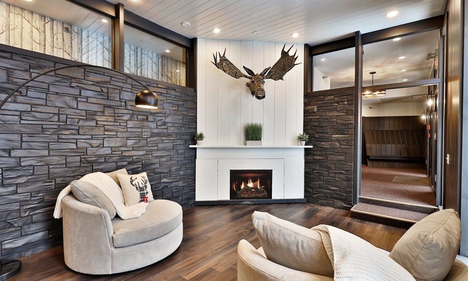 Killington Cabin | The Birch Ridge #6 - Family Room, a cozy boutique hotel in the heart of Killington, Vermont.